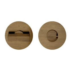 WC-garnituur VIS 6/8mm matbrons