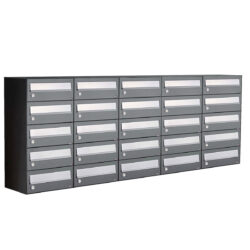 Hive set 5-breed, 5-hoog antraciet