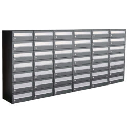 Hive set 6-breed, 7-hoog antraciet