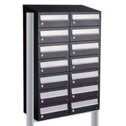 HIVE SET 2-BREED, 7-HOOG MET DAK OP STATIEF ZWART