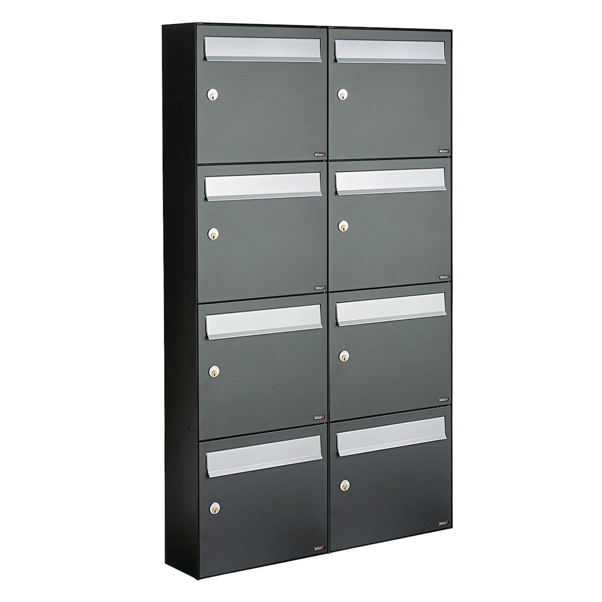 Brievenbus systeem Flow Brievenbus Flow 2-breed, 4-hoog antraciet