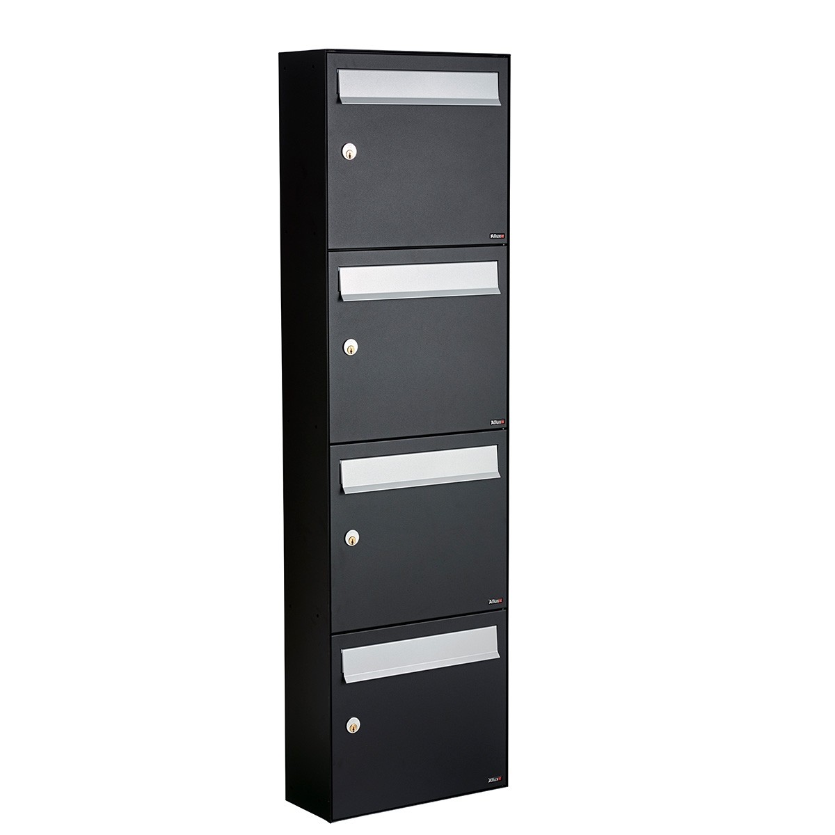 Brievenbus systeem Flow Brievenbus Flow 4-hoog zwart