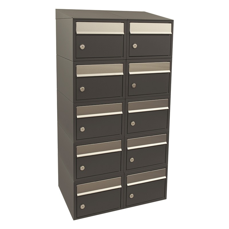 40215065_2x5d.jpg Brick 2-breed, 5-hoog met dak antraciet