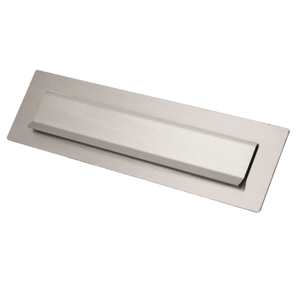 STOER! ROESTVASTSTAAL 340X95MM Briefplaat Rome roestvaststaal 340x95mm
