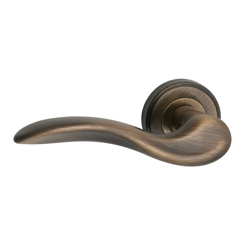 Deurkruk Asia Messing Gebruineerd Links Deurkruk Asia Messing Gebruineerd Links