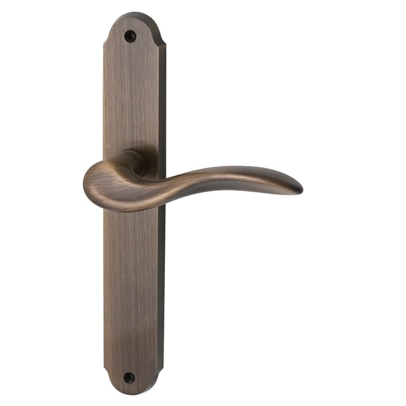 Deurkruk Asia Messing Gebruineerd Rechts Deurkruk Asia Messing Gebruineerd Rechts