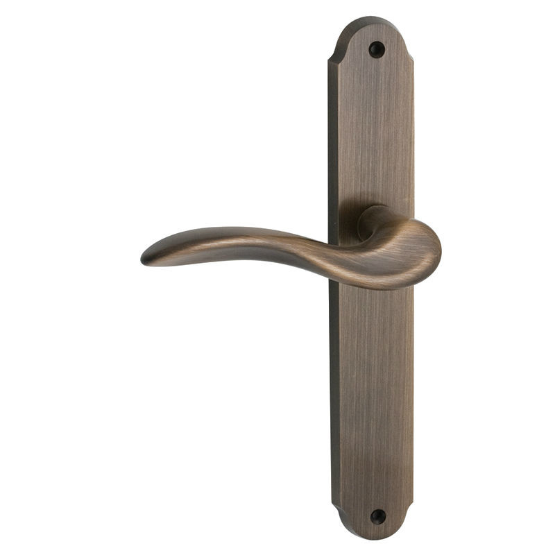 Deurkruk Asia Messing Gebruineerd Links Deurkruk Asia Messing Gebruineerd Links