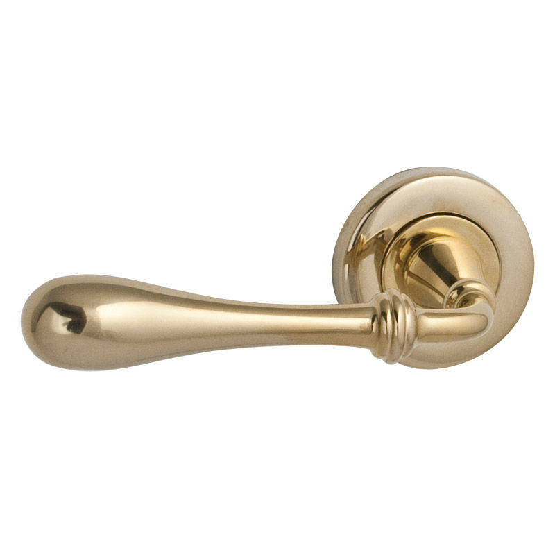 Deurkruk Roma PVD Messing links Deurkruk Roma PVD Messing links